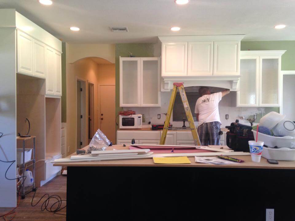 Installing white cabinets Gilbert Arizona